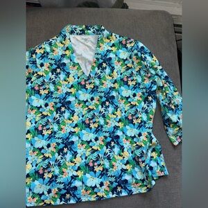 Appleseed's Pastel Floral Blouse